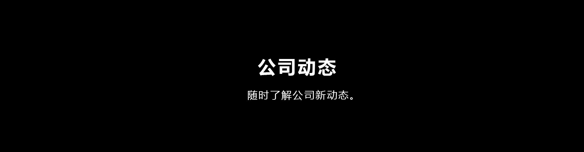 公司动态